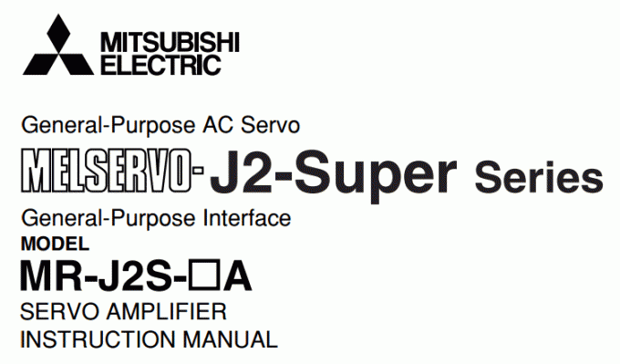 ACH200-230V 50Hz 55W AC Servo Drive, Mitsubishi Electric Drive MR-J2M-P8B MRJ2MP8B 0