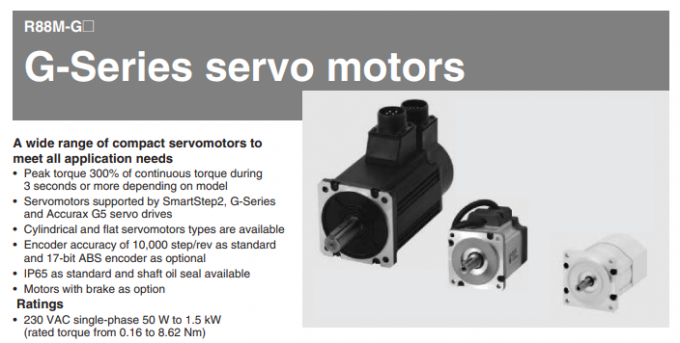 Omron ac motor servo R7M-A75030-S1 100% diuji asli untuk seri R7M Elektronik 3000 RPM 230 V 0