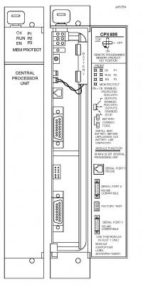 GE FANUC IC697CPX935, CPU PLC Single-Slot, Unit Pemrosesan Pusat 0