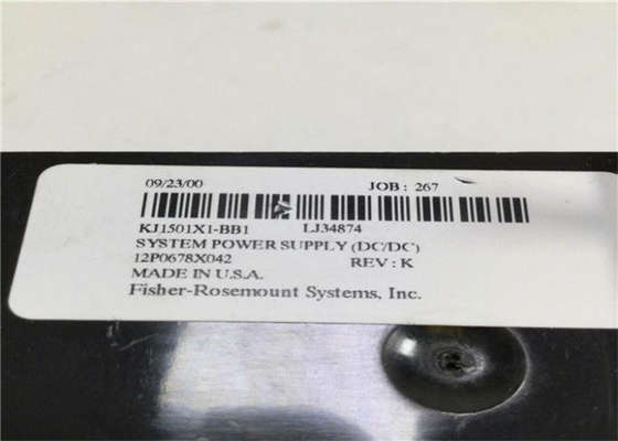 DELTAV   KJ1501X1-BB1, 12P0678X022  SYSTEM PASSTHROUGH POWER SUPPLY 12/12VDC (DC/DC)