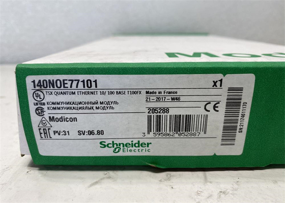 Schneider Modicon Quantum PLC 140NOE77101 MODUL ETHERNET 10/100 DASAR