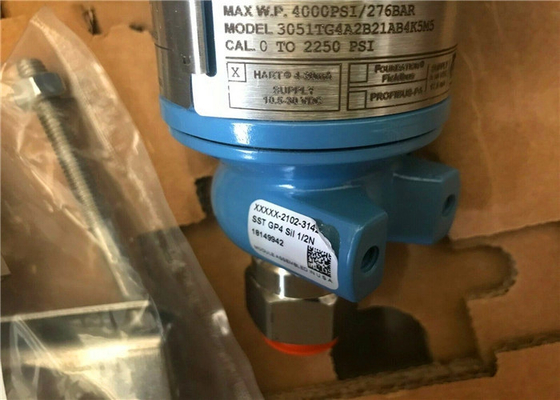 Pemancar Tekanan Pengukur In-Line Rosemount 3051T 3051TG4A2B21A –14,7 hingga 4000 psi