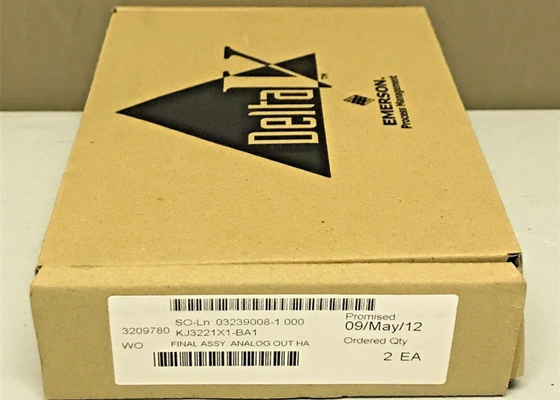 Emerson Kj3221x1-Ba1 Ve4005s2b1 Kartu Output Analog Baru Deltav