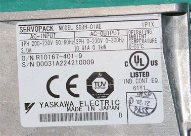 Efficiency Industrial Servo Drives Yaskawa Servopack SGDH-01AE  0.1KW Made in Japan