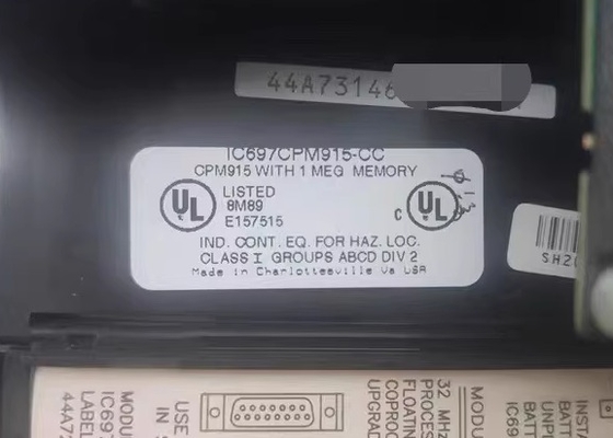 GE Fanuc IC697CPM915 Unit Pengolahan Pusat 64mhz 32 Bit Floating Series 90-70