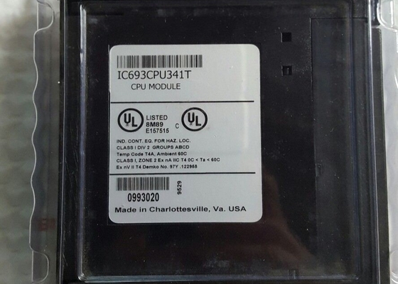 GE FANUC IC693CPU341 MODUL CPU SLOT TUNGGAL 80K BYTES MEMORI PENGGUNA 10K DAFTAR