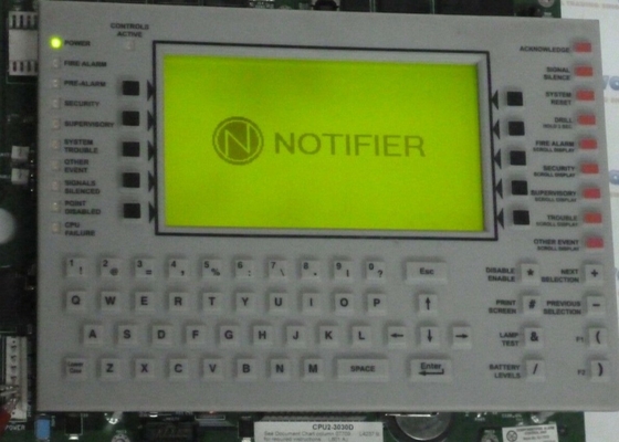 Panel Kontrol Alarm Kebakaran CPU-3030D 1-10 Sirkuit Jalur Sinyal Honeywell