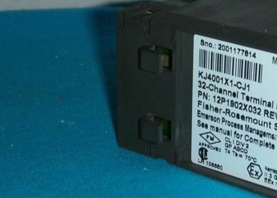 EMERSON KJ4001X1-CJ1 Blok Terminal 32 Saluran 30 VDC Puncak 1mm 150Hz