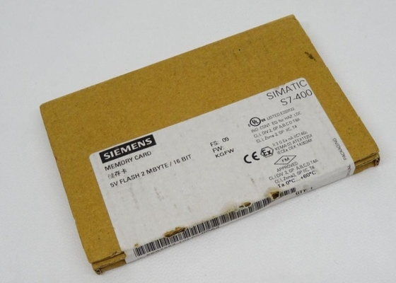 Siemens 6ES7952-1KL00-0AA0 Kartu memori 5V Flash EPROM 2 Mbyte 16 Bit Untuk S7-400