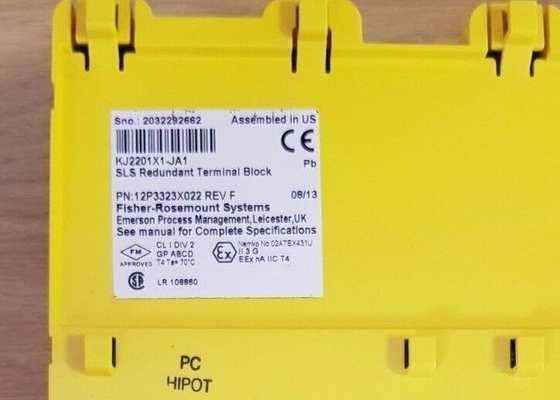 EMERSON Kj2201x1-Ja1 12p3323x022  BLOK TERMINAL 30 MA Per Saluran