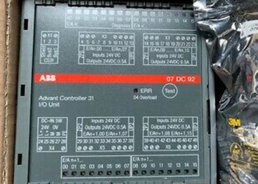 ABB 07DC92 Modul I O Digital GJR5252200R0101 24 V DC IP20 Peralatan Kecil