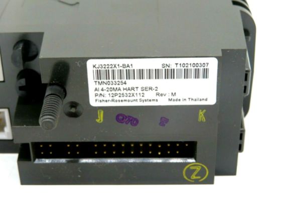 KJ3222X1-BA1 Modul Catu Daya Redundan Rosemount Emerson 8PT Input Analog HART