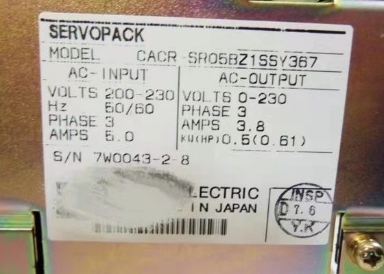 Yaskawa CACR Series Servo Motor Brand New Dalam Kotak Asli 230V