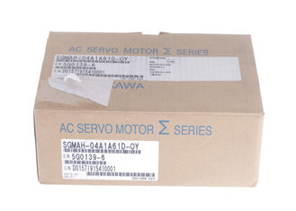 Yaskawa SGMAH Sigma II SGMAH-04A1A61D-OY AC Servo Motor E Series 3 Phase 1.27Nm