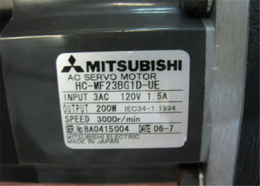 Mitsubishi Electric AC SERVO MOTOR HC-MF23BG1D-UE 200W 3000rpm 3AC with Gear K9005-DB