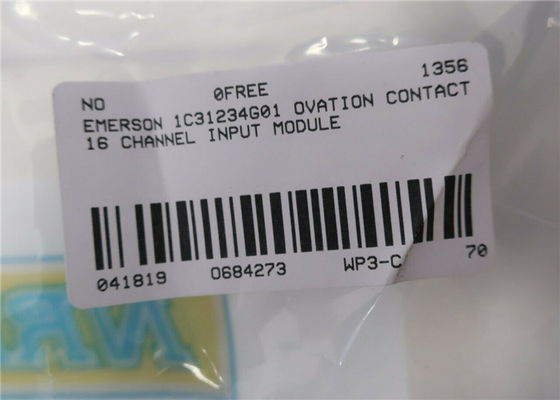 1C31234G01 Modul Input PLC Modul output input analog Emerson Westinghouse