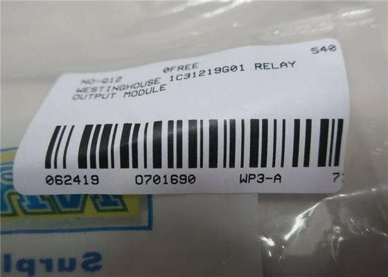 Emerson  Westinghouse PLC 1C31219G01 Input  Module  analog input output module
