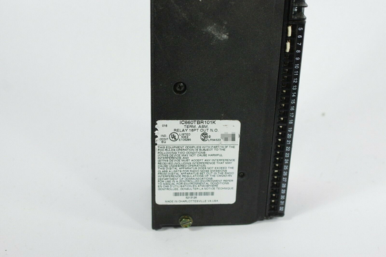 GE FANUC IC660BBR101 I/O MODULE GENIUS BLOCK RELAY OUTPUT MODULE NORMALLY OPEN 16 CIRCUITS