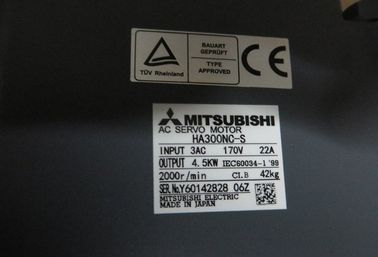 MITSUBISHI HA300NC-S Heavy Duty Servo Motor , 4.5KW Variable Speed Servo Motor HA300NCS
