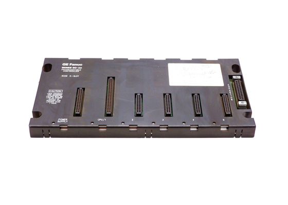GE FANUC IC693CHS397 ， 5-slot modular CPU baseplate ， 	CPU I/O Base Module