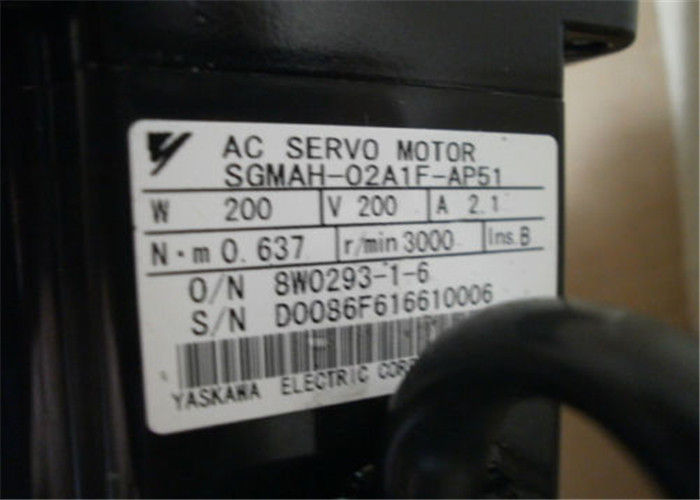 Yaskawa BARU ASLI AC SERVO MOTOR 0.637NM 3000r / mim SGMAH-02A1F-AP51