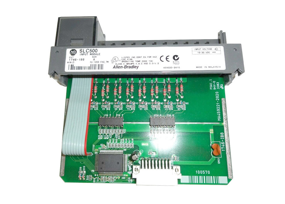 AB 1746-IB8 Modul Input DC Digital SLC 500 Rentang Tegangan 10-30 Volt DC