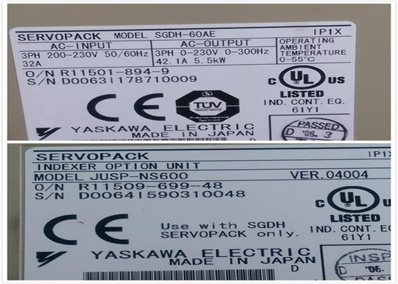 Yaskawa Sigma 2 Series AC Servo Drives 6kw 220V Original Box Brand New