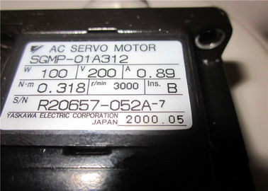 100W 200V Ac Synchronous Servo Motor SGMP-01A312 3000RPM 2048PPR