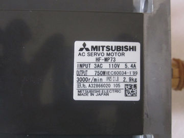 Industrial Control Brushless AC Servo Motor MITSUBISHI HF-MP73 / HF-MP73K High Speed 3000r/ Min