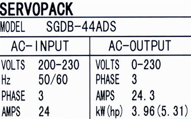 NEW ORIGINAL  Yaskawa  Servo Amplifier  3.96KW AC servo drives SGDB-44ADS