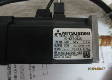 Mitsubishi 50W 51V 0.9A Industrial AC Servo Motor HC-KFS053B with break NEW in stock