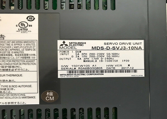 Mitsubishi MELDAS 1.0KW servo motor driver MDS-D-SVJ3-10NA Industrial 3 phase AC Drive