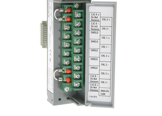 AB 1746-NT4 ， SLC 500 Thermocouple/MV Analog Input Module ， 16 Bits In, 14 Bits Out
