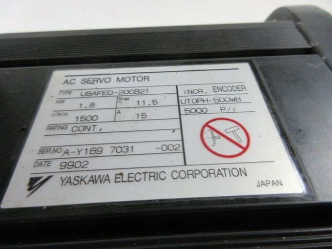 USAFED-20CB2T merek baru dan asli, Dengan Encoder 5000 pulsa/rev Incremental, 3-5 hari kerja waktu pengiriman. 1